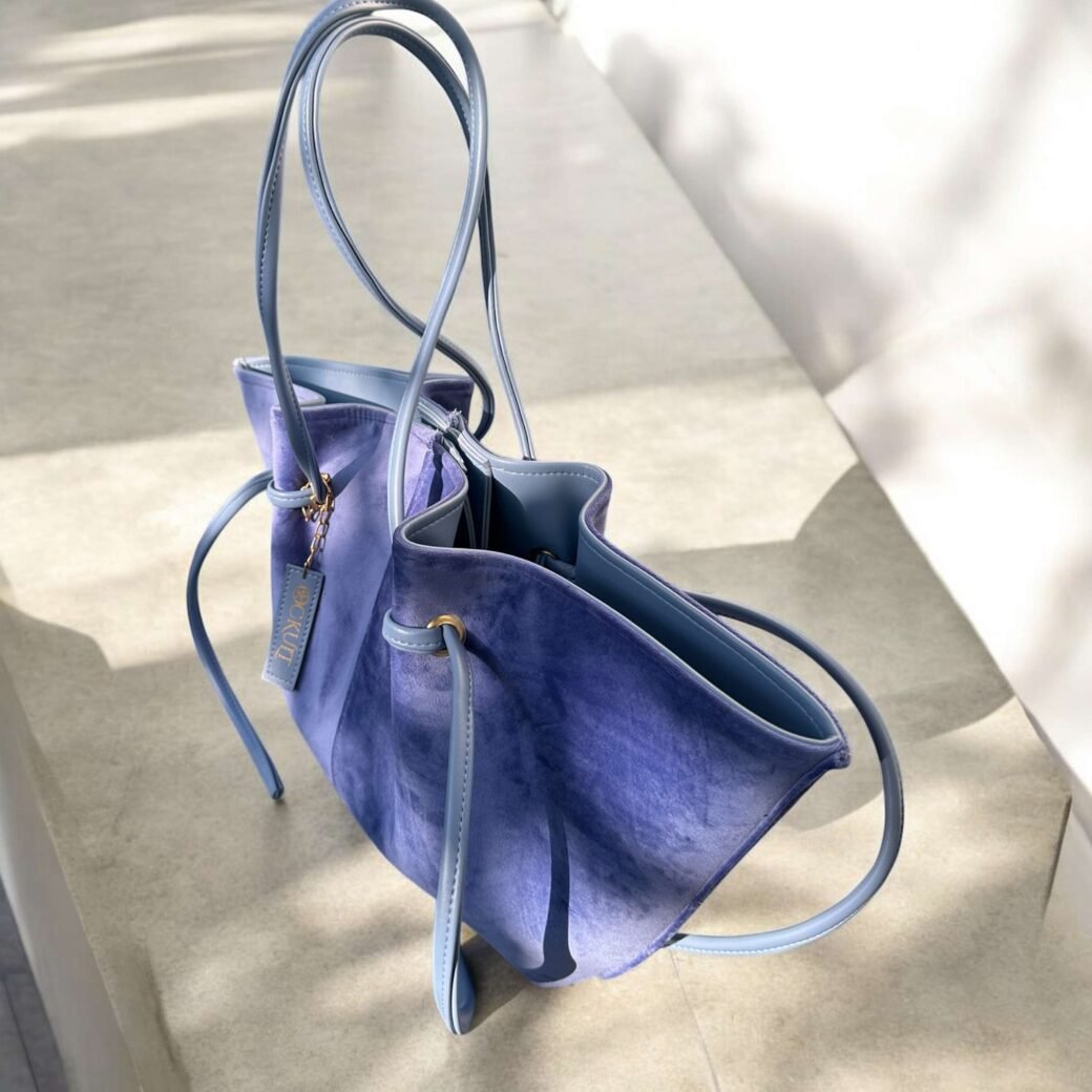 Velvet Blue Sky Bag - Image 4